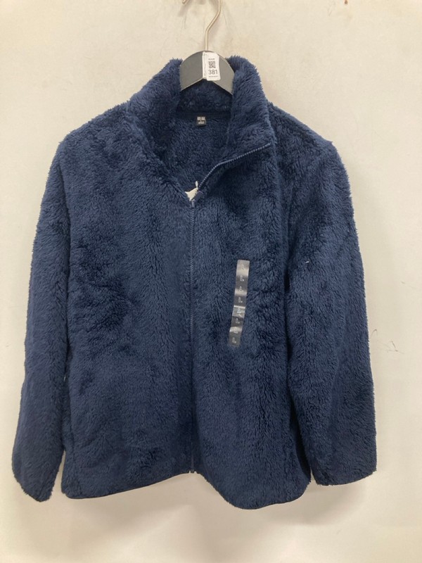 Lot 381  
            Nottingham SR9 - Delivery Only 

                
UNIQLO WOMENS NAVY FLEECE TEDDY JACKET UK SIZE L