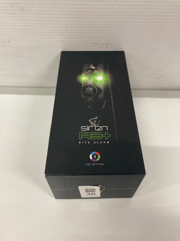 Lot 38  
            Nottingham SR9 - Delivery Only 

                
SIREN R3+ BITE ALARM KIT