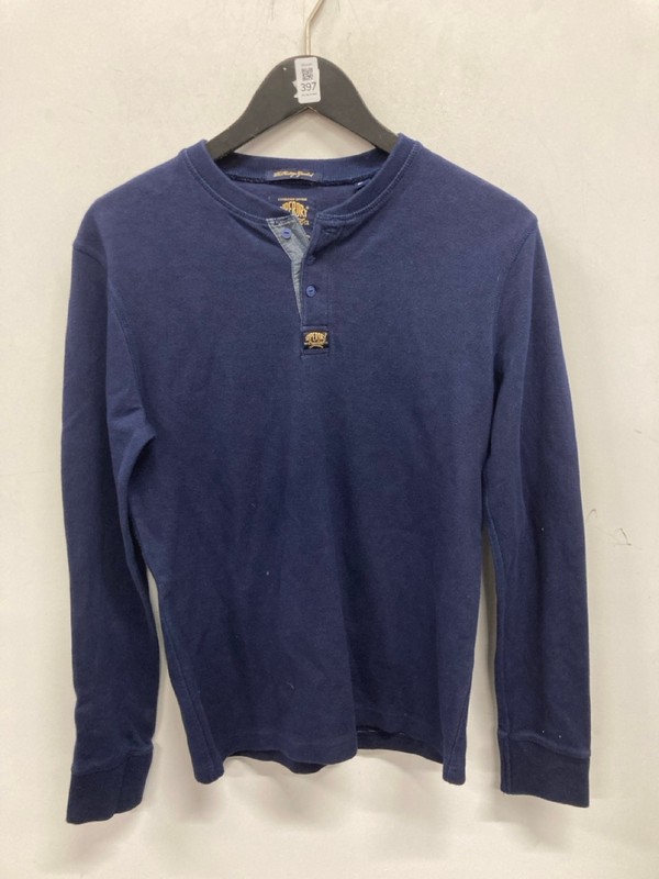 Lot 397  
            Nottingham SR9 - Delivery Only 

                
SUPERDRY NAVY FLEECE CREWNECK UK SIZE UNKNOWN
