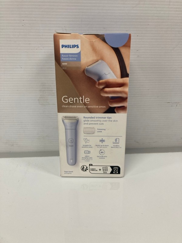 Lot 42  
            Nottingham SR9 - Delivery Only 

                
PHILIPS GENTLE 6000 SERIES SHAVER