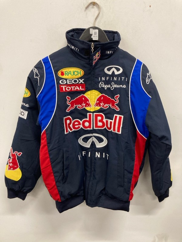 Lot 435  
            Nottingham SR9 - Delivery Only 

                
RED BULL RACING F1 TEAM JACKET UK SIZE M