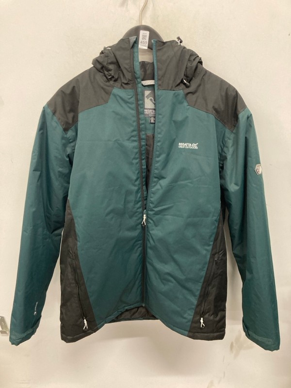 Lot 459  
            Nottingham SR9 - Delivery Only 

                
REGATTA TEAL/BLACK WATERPROOF JACKET UK SIZE L - Image 4