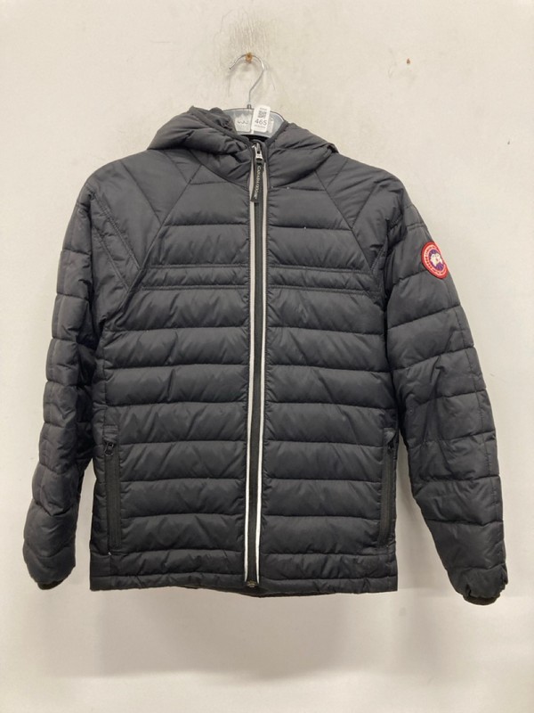 Lot 465  
            Nottingham SR9 - Delivery Only 

                
CANADA GOOSE BLACK ZIP-UP PUFFER JACKET UK SIZE L