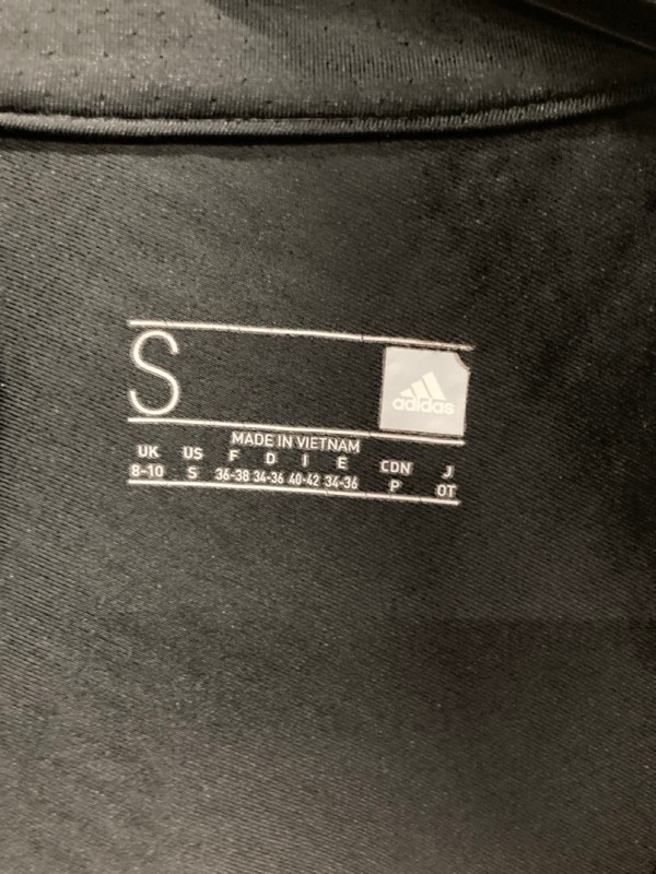 Lot 472  
            Nottingham SR9 - Delivery Only 

                
JUNIOR ADIDAS BLACK ZIP-UP DRI-FIT JACKET UKS SIZE 8-10 YEARS - Image 2