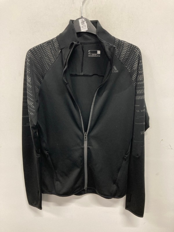 Lot 472  
            Nottingham SR9 - Delivery Only 

                
JUNIOR ADIDAS BLACK ZIP-UP DRI-FIT JACKET UKS SIZE 8-10 YEARS - Image 4