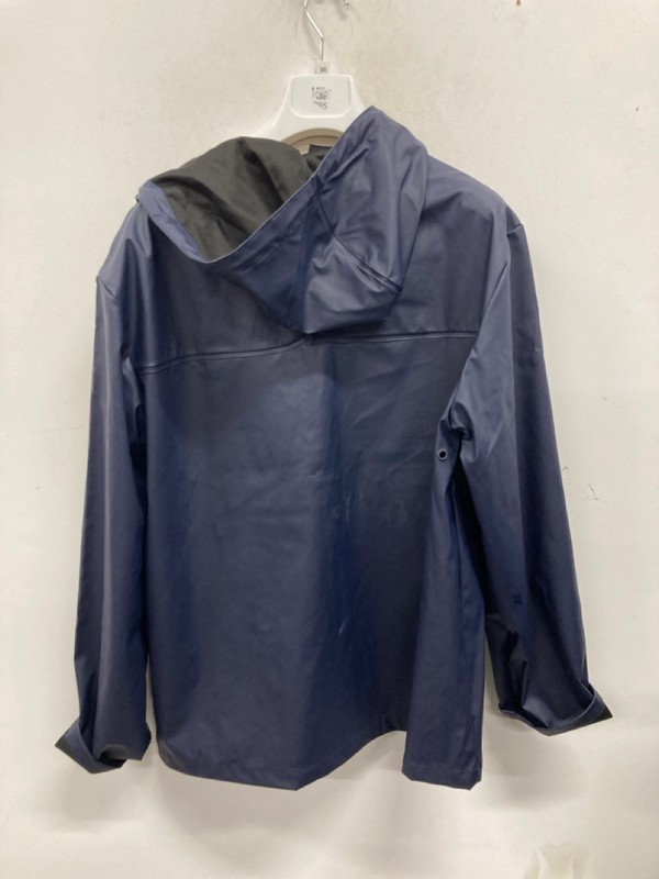 Lot 481  
            Nottingham SR9 - Delivery Only 

                
WOMENS HUNTER BLUE RAINCOAT UK SIZE M - Image 3