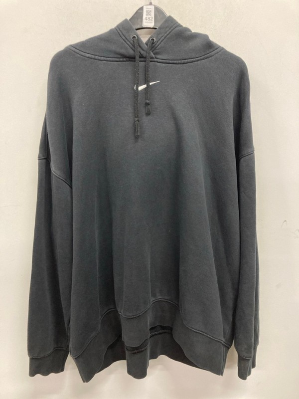 Lot 482  
            Nottingham SR9 - Delivery Only 

                
NIKE BLACK LOGO PULLOVER HOODIE UK SIZE L