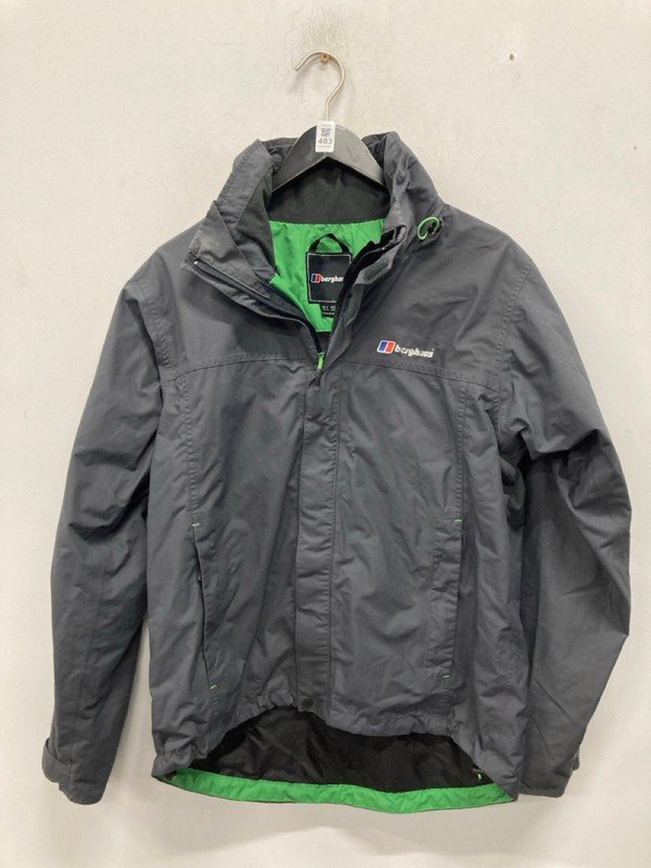 Lot 483  
            Nottingham SR9 - Delivery Only 

                
BERGHAUS GREY WATERPROOF JACKET UK SIZE S