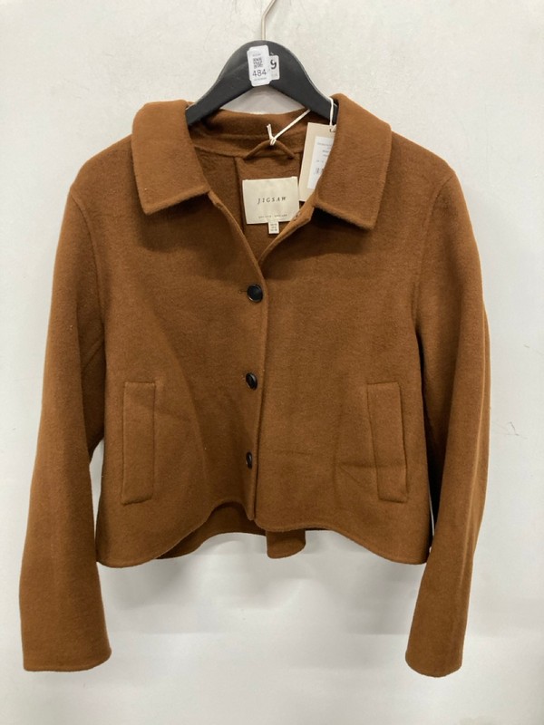 Lot 484  
            Nottingham SR9 - Delivery Only 

                
WOMENS JIGSAW BROWN CROPPED JACKET UK SIZE 10 - Image 4