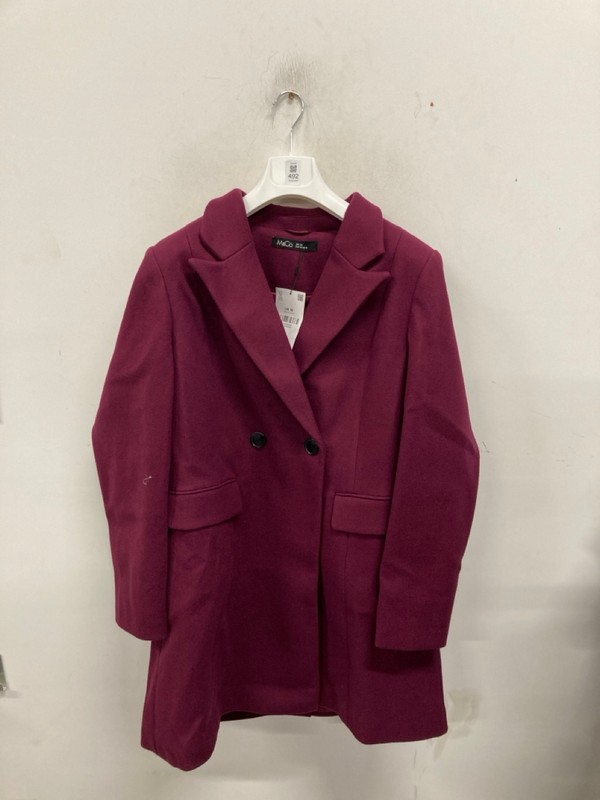 Lot 492  
            Nottingham SR9 - Delivery Only 

                
WOMENS M&CO PURPLE OVERCOAT UK SIZE 18 - Image 4