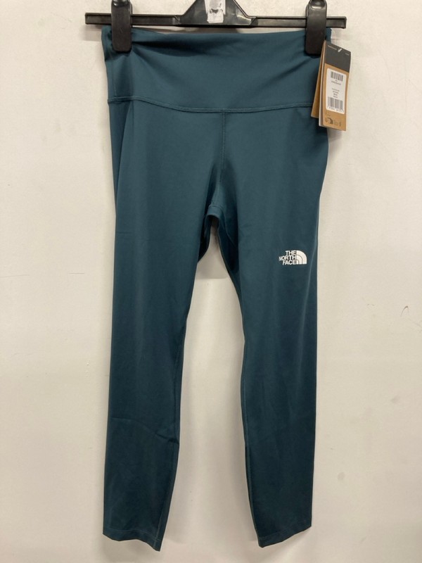 Lot 505  
            Nottingham SR9 - Delivery Only 

                
WOMENS THE NORTH FACE TEAL FLEX 25IN TIGHT LEGGINGS UK SIZE M - Image 4