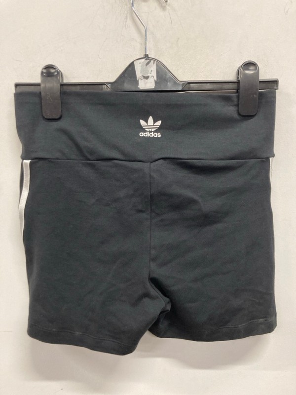 Lot 507  
            Nottingham SR9 - Delivery Only 

                
WOMENS ADIDAS 3 STRIPE BLACK LOGO CYCLING SHORTS UK SIZE M