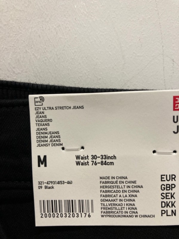 Lot 508  
            Nottingham SR9 - Delivery Only 

                
UNIQLO BLACK JEANS UK SIZE M - Image 2