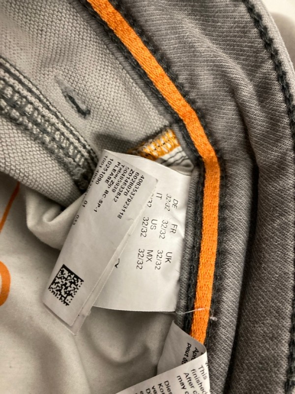 Lot 510  
            Nottingham SR9 - Delivery Only 

                
HUGO BOSS GREY JEANS UK SIZE 32/32 - Image 2