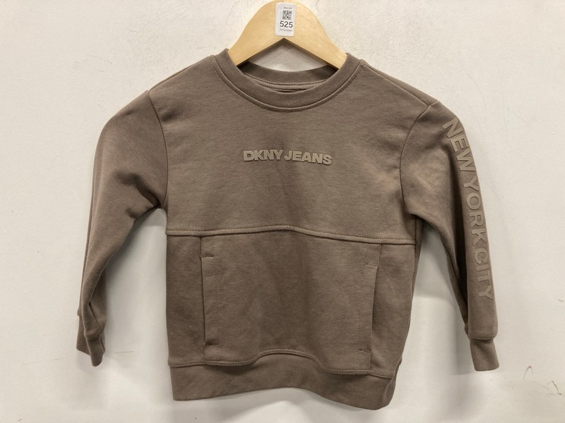 Lot 525  
            Nottingham SR9 - Delivery Only 

                
KIDS DKNY JEANS BROWN CREW NECK JUMPER UK SIZE 3T