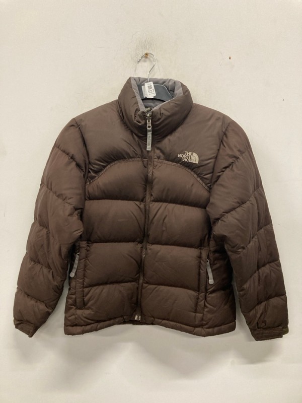 Lot 527  
            Nottingham SR9 - Delivery Only 

                
WOMENS THE NORTH FACE BROWN PUFFER JACKET UK SIZE XS