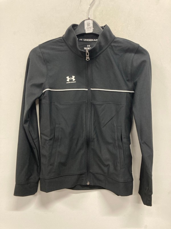 Lot 529  
            Nottingham SR9 - Delivery Only 

                
JUNIOR UNDER ARMOUR BLACK LOGO ZIP-UP JACKET UK SIZE M