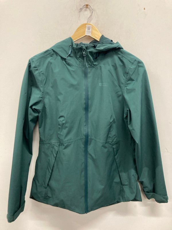Lot 530  
            Nottingham SR9 - Delivery Only 

                
WOMENS MOUNTAIN WAREHOUSE TEAL WATERPROOF JACKET UK SIZE 8