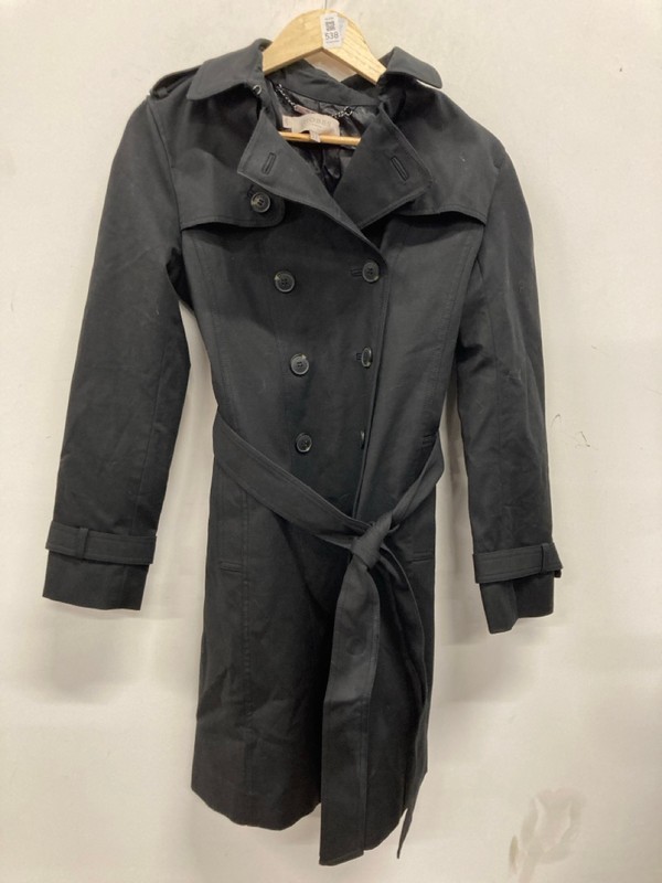 Lot 538  
            Nottingham SR9 - Delivery Only 

                
WOMENS HOBBS BLACK OVERCOAT UK SIZE 10 - Image 4