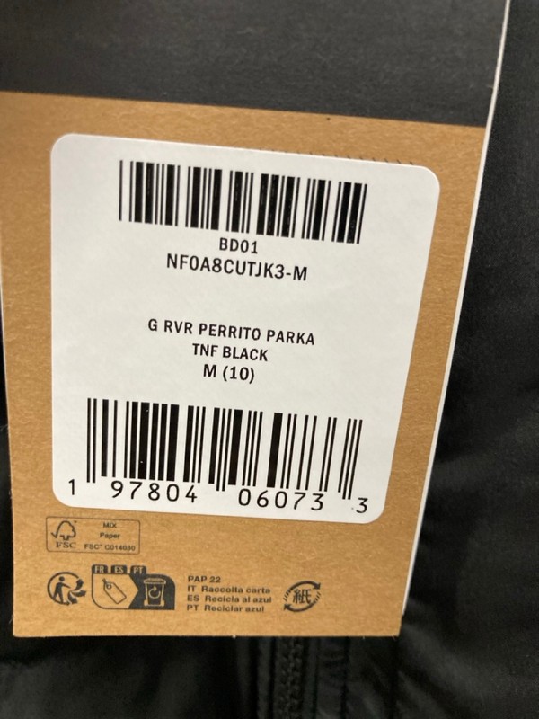 Lot 546  
            Nottingham SR9 - Delivery Only 

                
JUNIOR THE NORTH FACE RVR PERRITO PARKA BLACK PUFFER JACKET UK SIZE M - Image 2