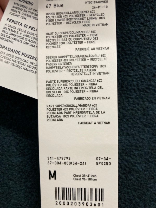 Lot 551  
            Nottingham SR9 - Delivery Only 

                
UNIQLO BLUE ZIP-UP FLEECE UK SIZE M - Image 2