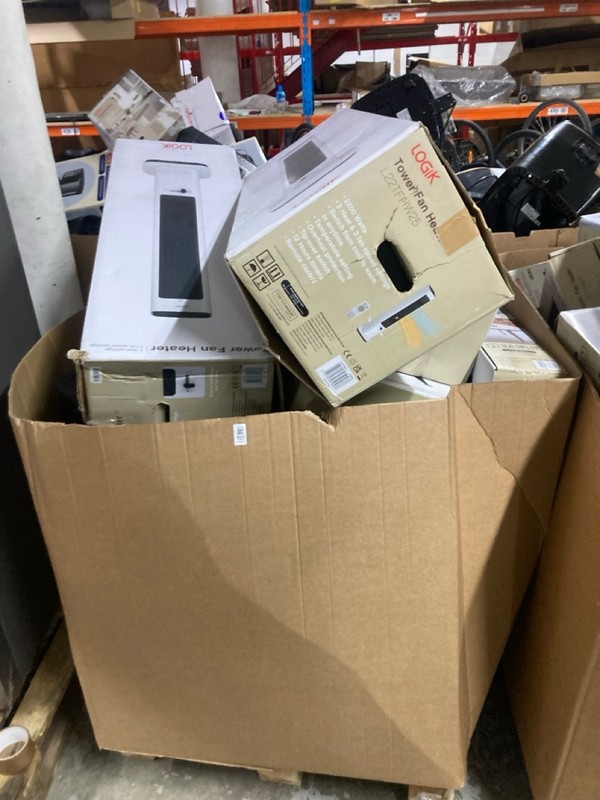 Lot 101  
            Nottingham SR1 - Delivery or Collection 

                
PALLET OF VARIOUS ITEMS INC. LOGIK TOWER FAN HEATER MODEL: L22TFHW25