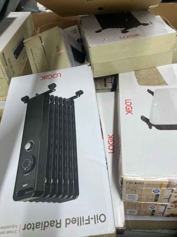 Lot 102  
            Nottingham SR1 - Delivery or Collection 

                
PALLET OF VARIOUS LOGIK HEATERS INC. LOGIK OIL-FILLED  RADIATOR MODEL: L15OFR20 - Image 2