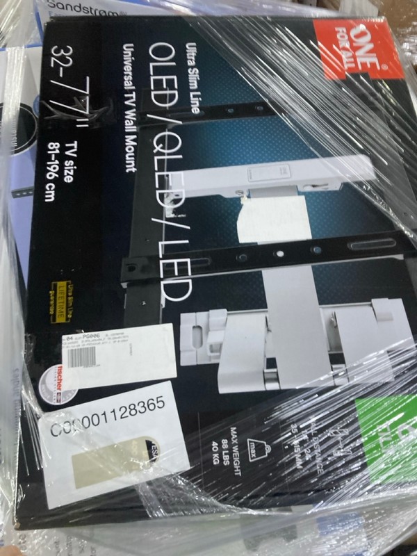 Lot 105  
            Nottingham SR1 - Delivery or Collection 

                
PALLET OF VARIOUS TV MOUNTS INC. SANDSTROM - Image 4