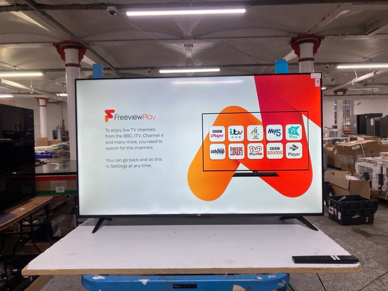 Lot 11  
            Nottingham SR1 - Collection Only 

                
TCL 55" 4K ULTRA HD HDR SMART TV (2024) - 55V6BK - ORIGINAL RRP - £316.99 - WITH ...