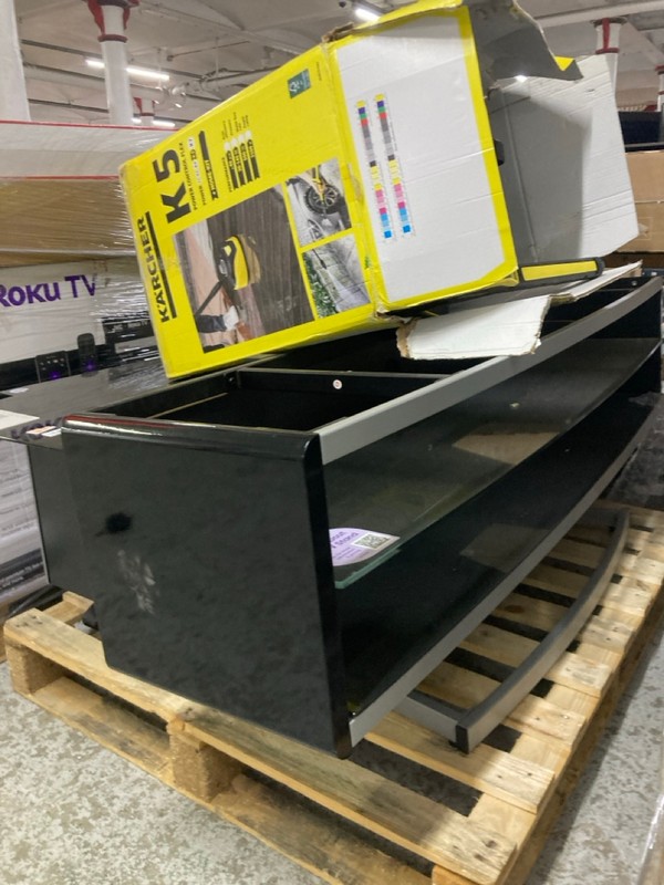 Lot 147  
            Nottingham SR1 - Collection Only 

                
PALLET OF BLACK GLASS TV STANDS & KARCHER PRESSURE WASHER (COLLECTION ONLY)