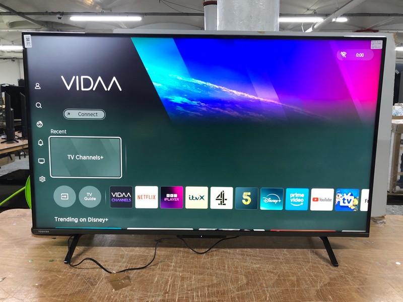 Lot 20  
            Nottingham SR1 - Collection Only 

                
TOSHIBA 50" 4K HDR DOLBY VISION SMART TV (2024) - 50UV2F53DBU - ORIGINAL RRP - £2...