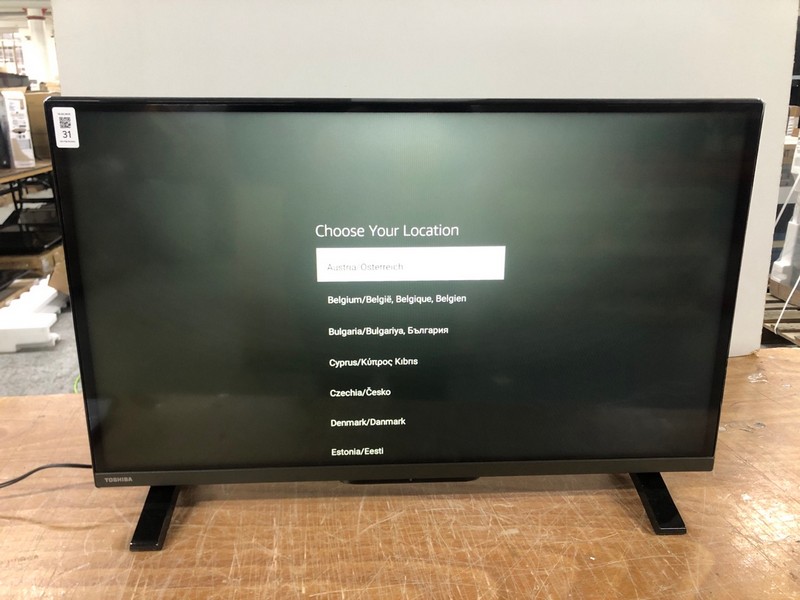 Lot 31  
            Nottingham SR1 - Collection Only 

                
TOSHIBA HD READY SMART FIRE TV MODEL: 32F2F53DB - ORIGINAL RRP.£136 - NO POWER SU...