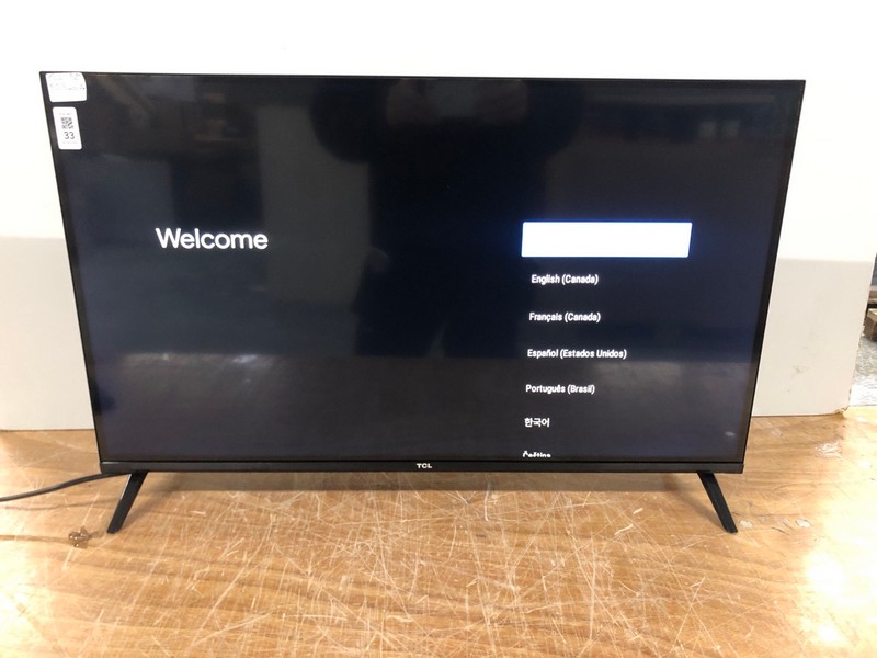 Lot 33  
            Nottingham SR1 - Collection Only 

                
TCL 32" HDR FHD SMART TV MODEL: 32S5400AFK - ORIGINAL RRP.£178 - WITH POWER SUPPL...