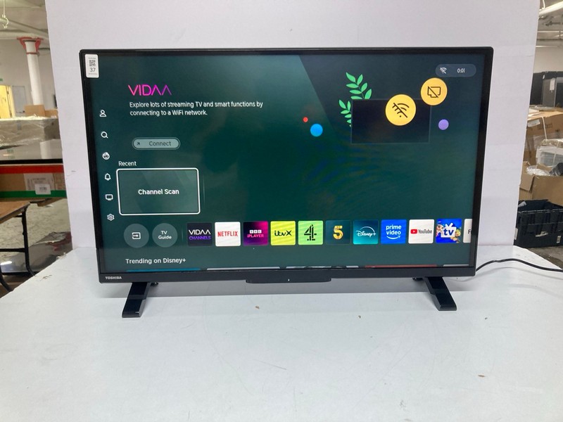Lot 37  
            Nottingham SR1 - Collection Only 

                
TOSHIBA 32" HD READY SMART VIDAA TV MODEL: 32WV2553DB - ORIGINAL RRP.£119 - WITH ...