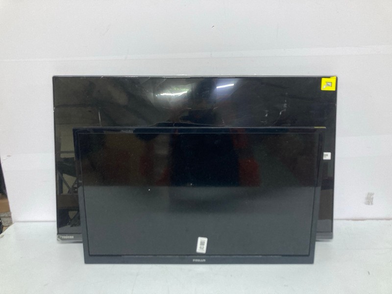 Lot 62  
            Nottingham SR1 - Delivery or Collection 

                
2 X VARIOUS TVS INC, TOSHIBA (SMASHED/SALVAGE/SPARES)
