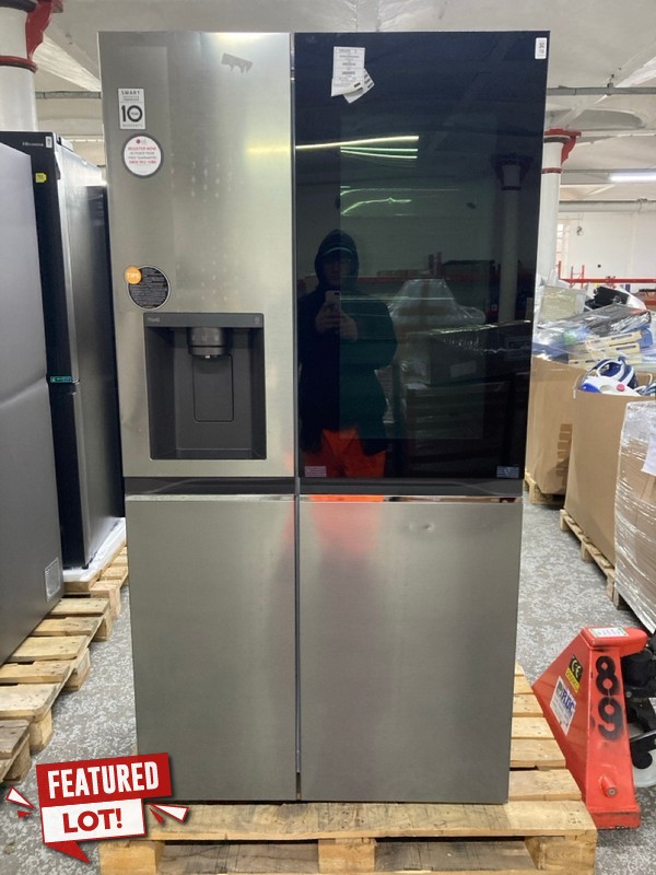 Lot 78  
            Nottingham SR1 - Delivery or Collection 

                
LG AMERICAN FRIDGE FREEZER MODEL: GSGV81PYLL - ORIGINAL RRP.£1,279