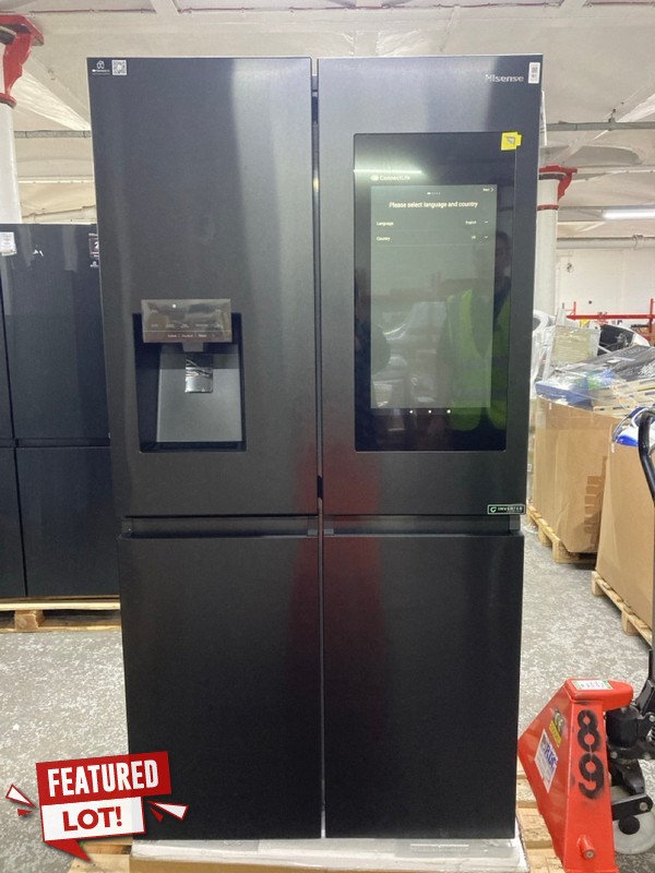 Lot 81  
            Nottingham SR1 - Delivery or Collection 

                
HISENSE CONNECTLIFE SMART AMERICAN FRIDGE FREEZER MODEL: RQ760N4IFE - ORIGINAL RR...