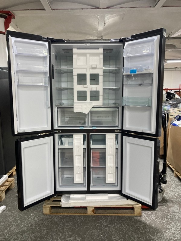 Lot 86  
            Nottingham SR1 - Delivery or Collection 

                
HAIER AMERICAN FRIDGE FREEZER MODEL: HCR39F19EWPT - ORIGINAL RRP.£999
