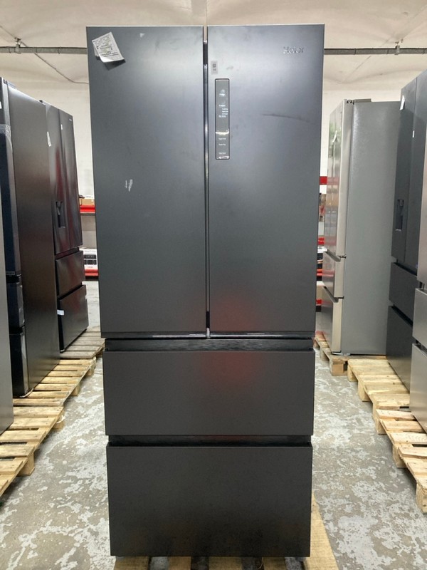 Lot 98  
            Nottingham SR1 - Delivery or Collection 

                
HAIER AMERICAN STYLE FRIDGE FREEZER MODEL: HFR3718ENPT - ORIGINAL RRP.£649