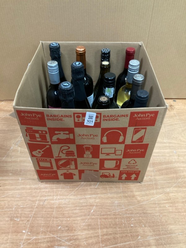 Lot 101  
            Nottingham SR8 - Collection Only 

                
QUANTITY OF WINES TO INCLUDE CHAMPAGNE- 18+ ID REQUIRED  - COLLECTION ONLY