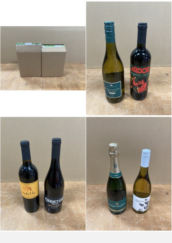 Lot 110  
            Nottingham SR8 - Collection Only 

                
QTY OF WINES TO INCLUDE CABERNET SAUVIGNON- 18+ ID REQUIRED  - COLLECTION ONLY