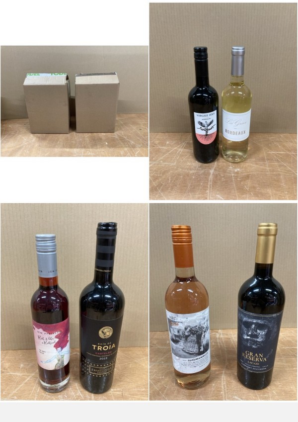 Lot 113  
            Nottingham SR8 - Collection Only 

                
QTY OF WINES TO INCLUDE CABERNET SAUVIGNON- 18+ ID REQUIRED  - COLLECTION ONLY