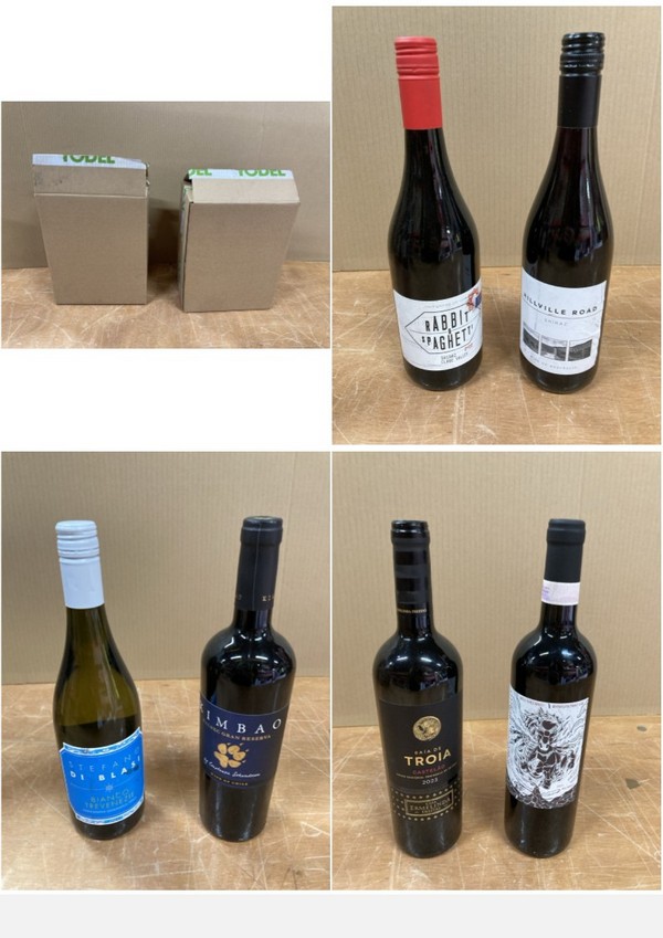 Lot 118  
            Nottingham SR8 - Collection Only 

                
QTY OF WINES TO INCLUDE SHIRAZ- 18+ ID REQUIRED  - COLLECTION ONLY