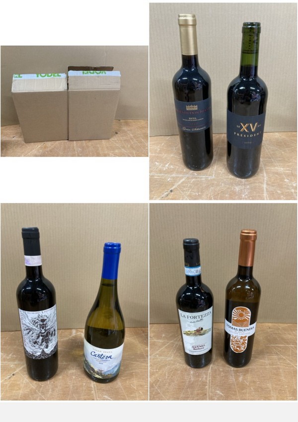 Lot 123  
            Nottingham SR8 - Collection Only 

                
QTY OF WINES TO INCLUDE RIOJA- 18+ ID REQUIRED  - COLLECTION ONLY