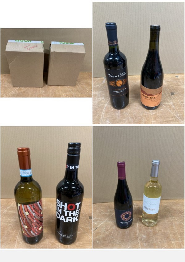 Lot 126  
            Nottingham SR8 - Collection Only 

                
QTY OF WINES TO INCLUDE CABERNET SHIRAZ- 18+ ID REQUIRED  - COLLECTION ONLY