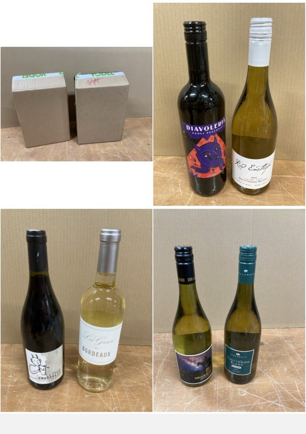 Lot 128  
            Nottingham SR8 - Collection Only 

                
QTY OF WINES WINES TO INCLUDE SAUVIGNON BLANC- 18+ ID REQUIRED  - COLLECTION ONLY