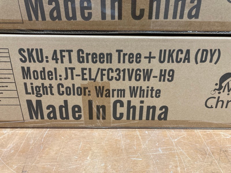 Lot 149  
            Nottingham SR8 - Delivery Or Collection 

                
2 X CHRISTMAS TREES