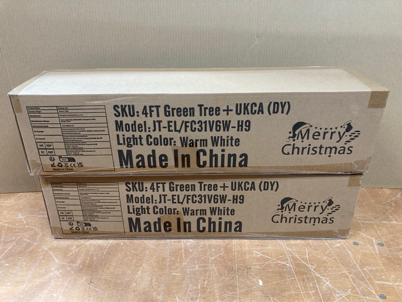 Lot 160  
            Nottingham SR8 - Delivery Or Collection 

                
2 X CHRISTMAS TREES