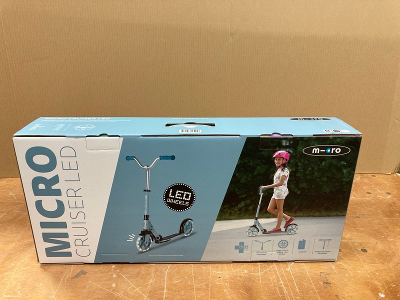 Lot 168  
            Nottingham SR8 - Delivery Or Collection 

                
MICRO CRUISER LED SCOOTER