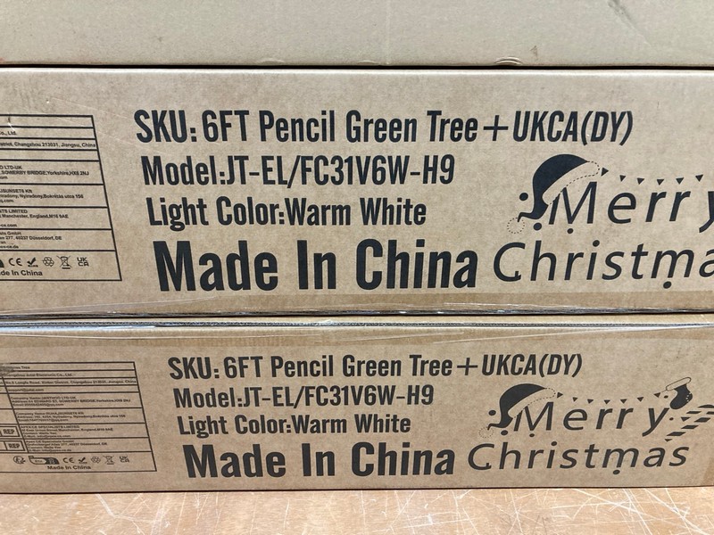 Lot 175  
            Nottingham SR8 - Delivery Or Collection 

                
3 X CHRISTMAS TREES